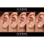 Diamond Cluster Earrings – 1 CTW