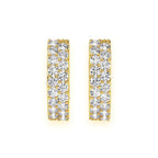 Round Hoop Earrings – 2 CTW