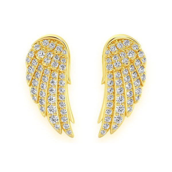 Angel Wing Earrings – 2 CTW