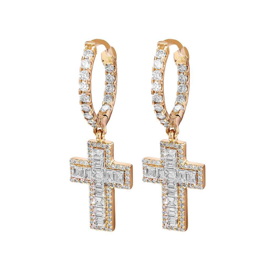 Baguette Diamond Earrings – 3.5 CTW