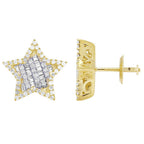 Baguette Diamond Star Earrings – 2.5 CTW