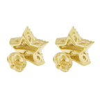Baguette Diamond Star Earrings – 2.5 CTW