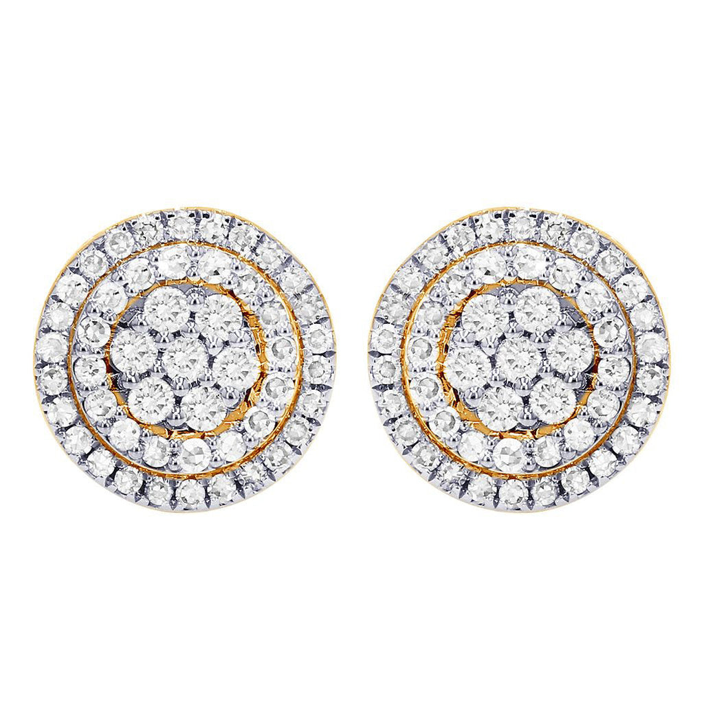 Carnation Diamond Cluster Earrings – 2 CTW