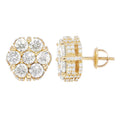 Cluster Diamond Earrings – 4 CTW