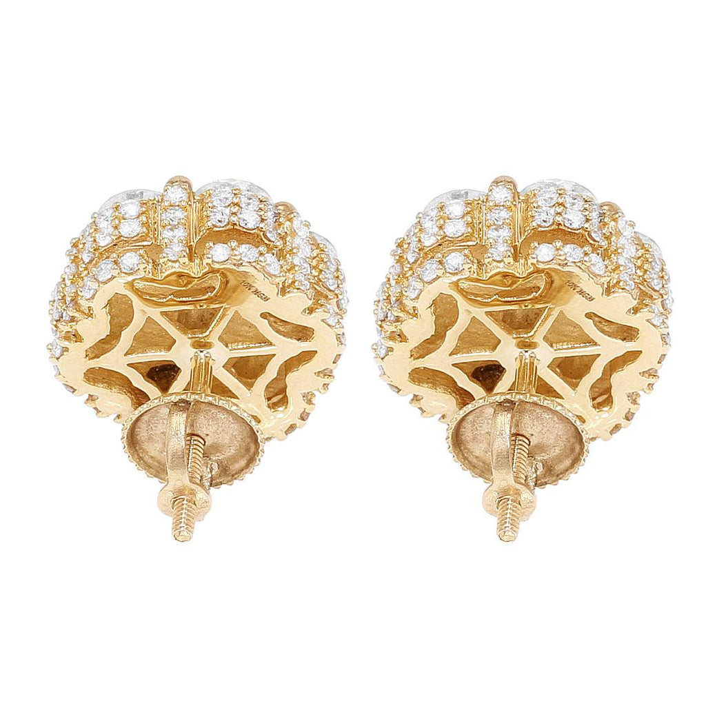 Cluster Diamond Earrings – 4 CTW