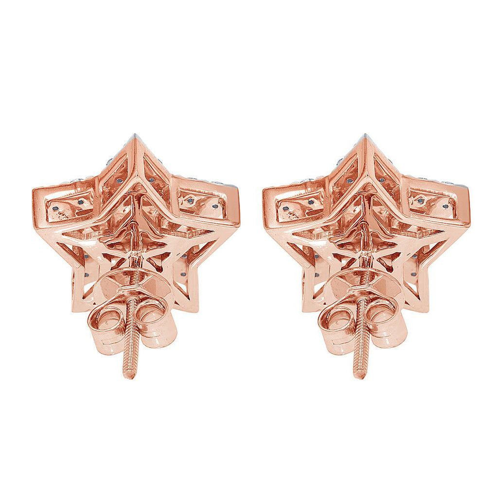 Star Round Diamond Earrings – 3.5 CTW
