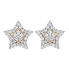 Star Round Diamond Earrings – 3.5 CTW