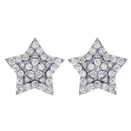 Star Round Diamond Earrings – 3.5 CTW
