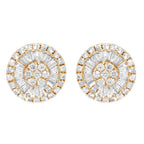Round Diamond Cluster Earrings – 3 CTW