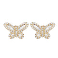 Butterfly Shaped Diamond Earrings – 3 CTW