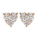 Heart Shaped Diamond Earrings – 2.9 CTW