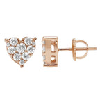 Heart Shaped Diamond Earrings – 2.9 CTW