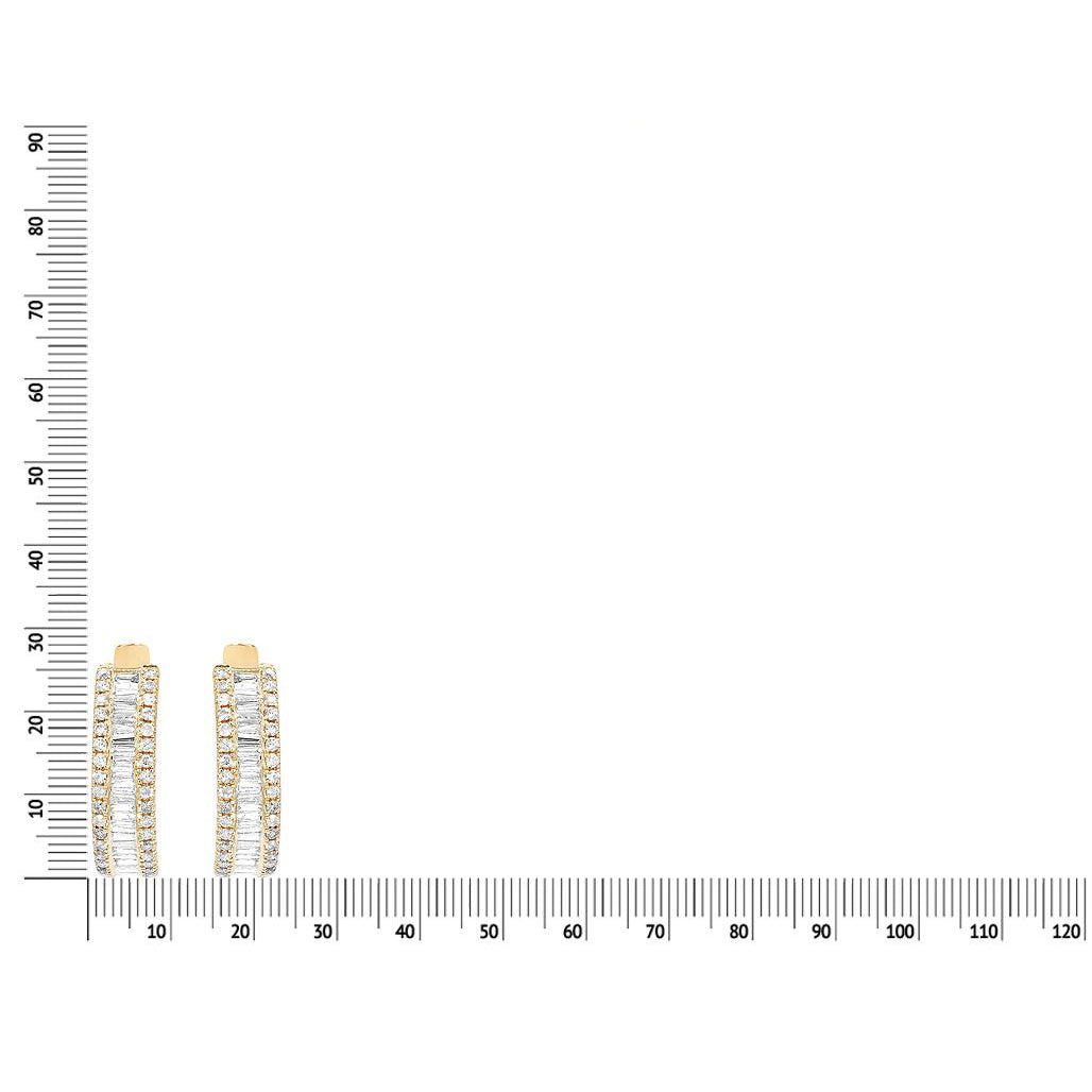 Baguette Diamond Earrings – 5 CTW