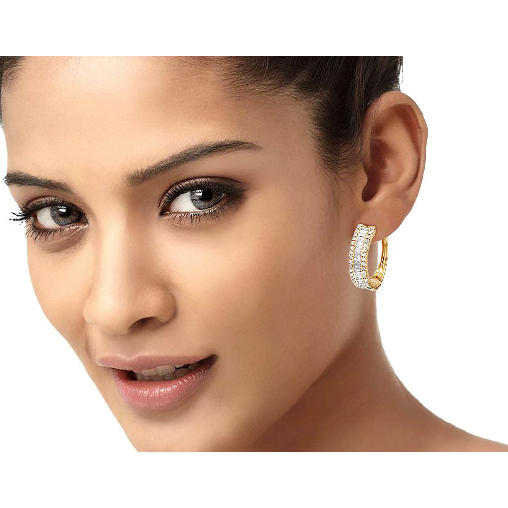 Baguette Diamond Earrings – 5 CTW