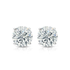2.00 Tcw IGI Certified Round Diamond Stud Earring