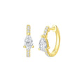 Pear Cut Diamond Earrings – 2.15 CTW