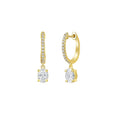 Oval Diamond Earrings – 2.6 CTW