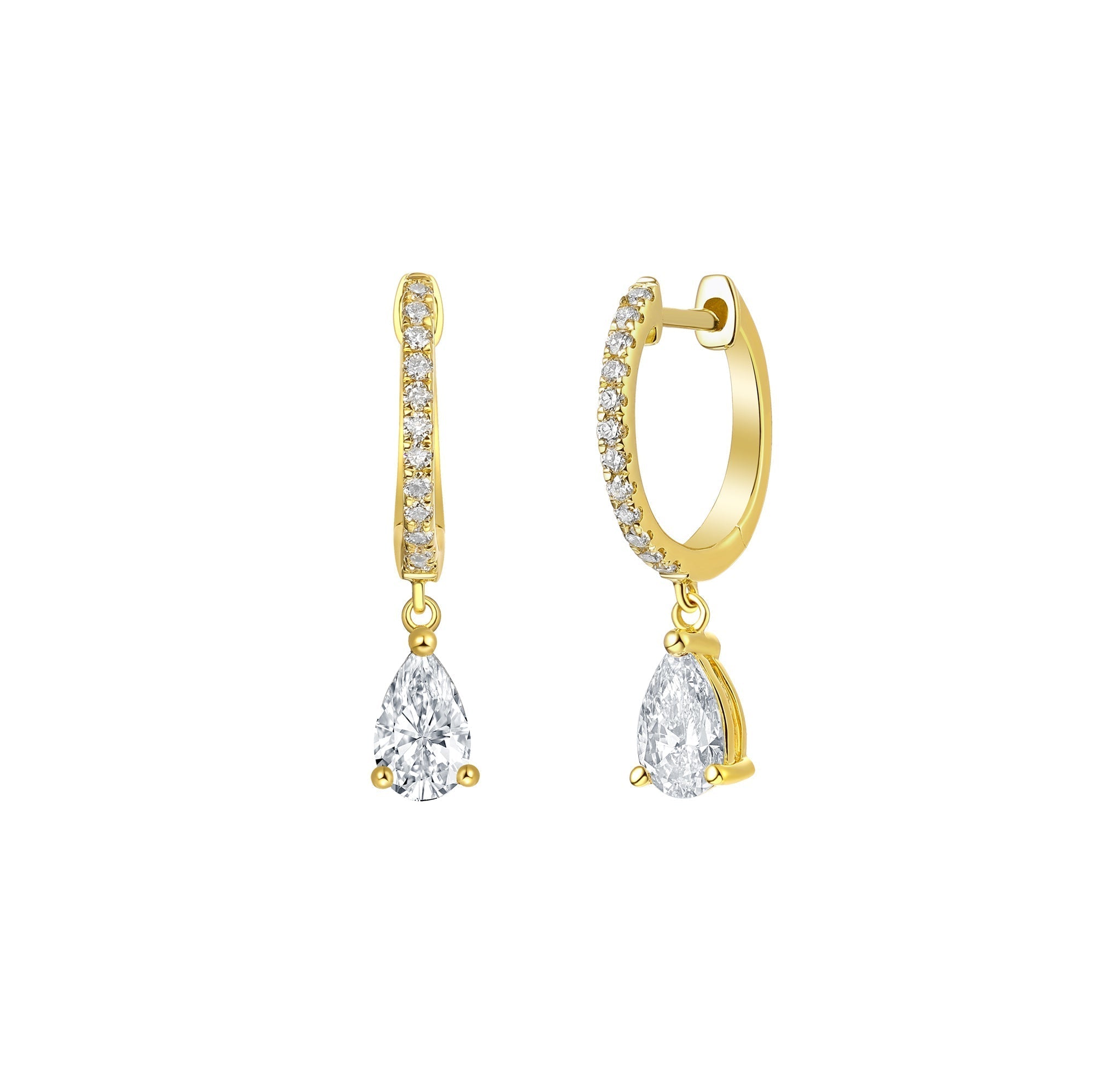 Pear Diamond Earrings – 2.5 CTW