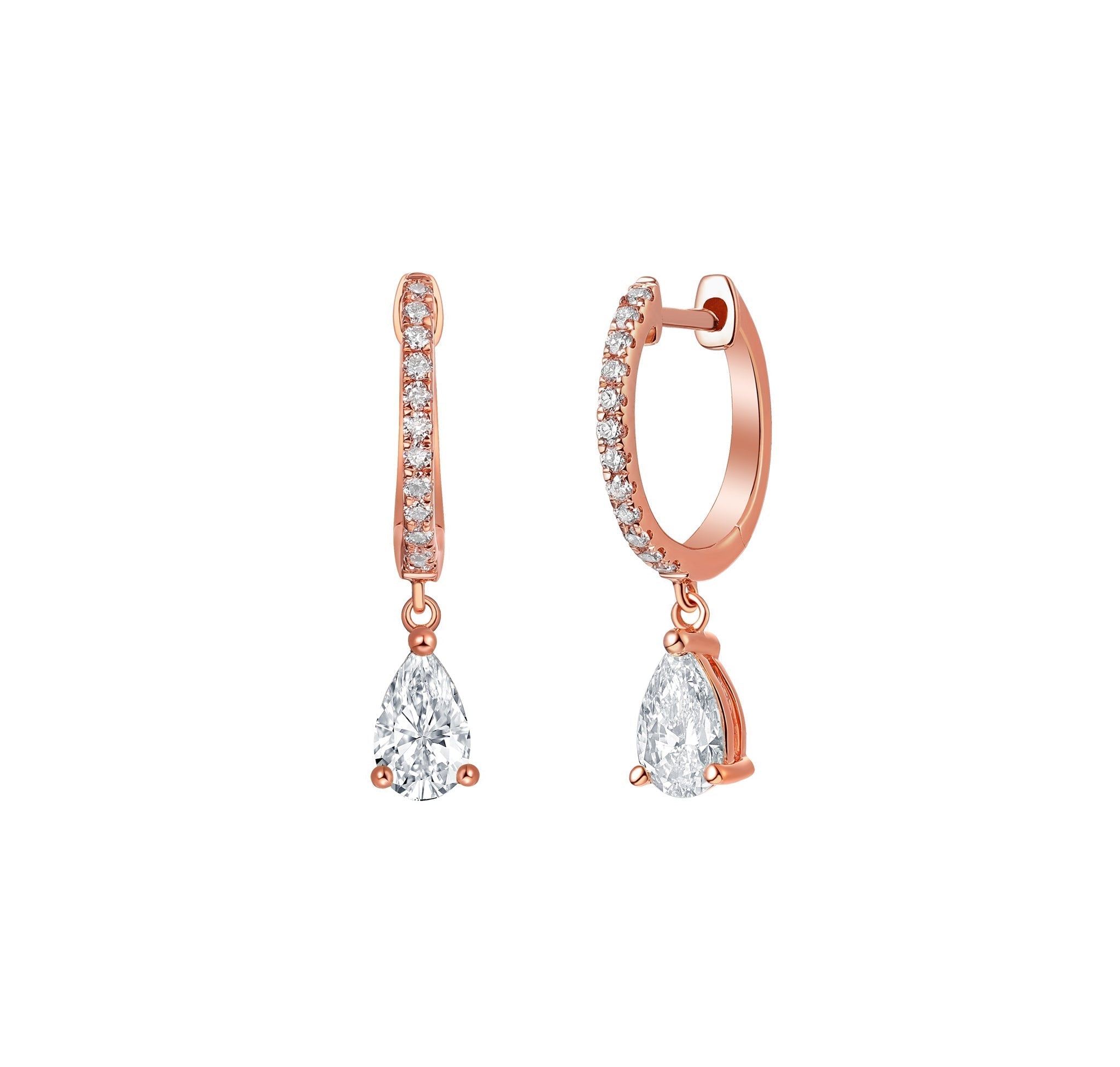 Pear Diamond Earrings – 2.5 CTW