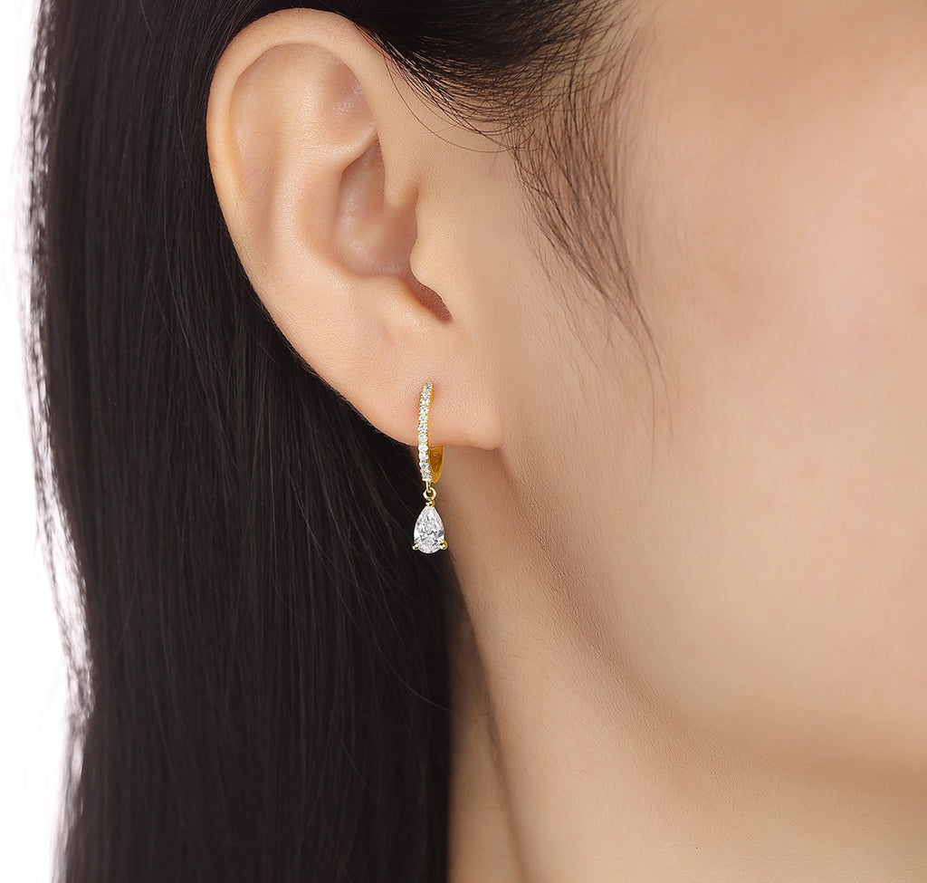 Pear Diamond Earrings – 2.5 CTW