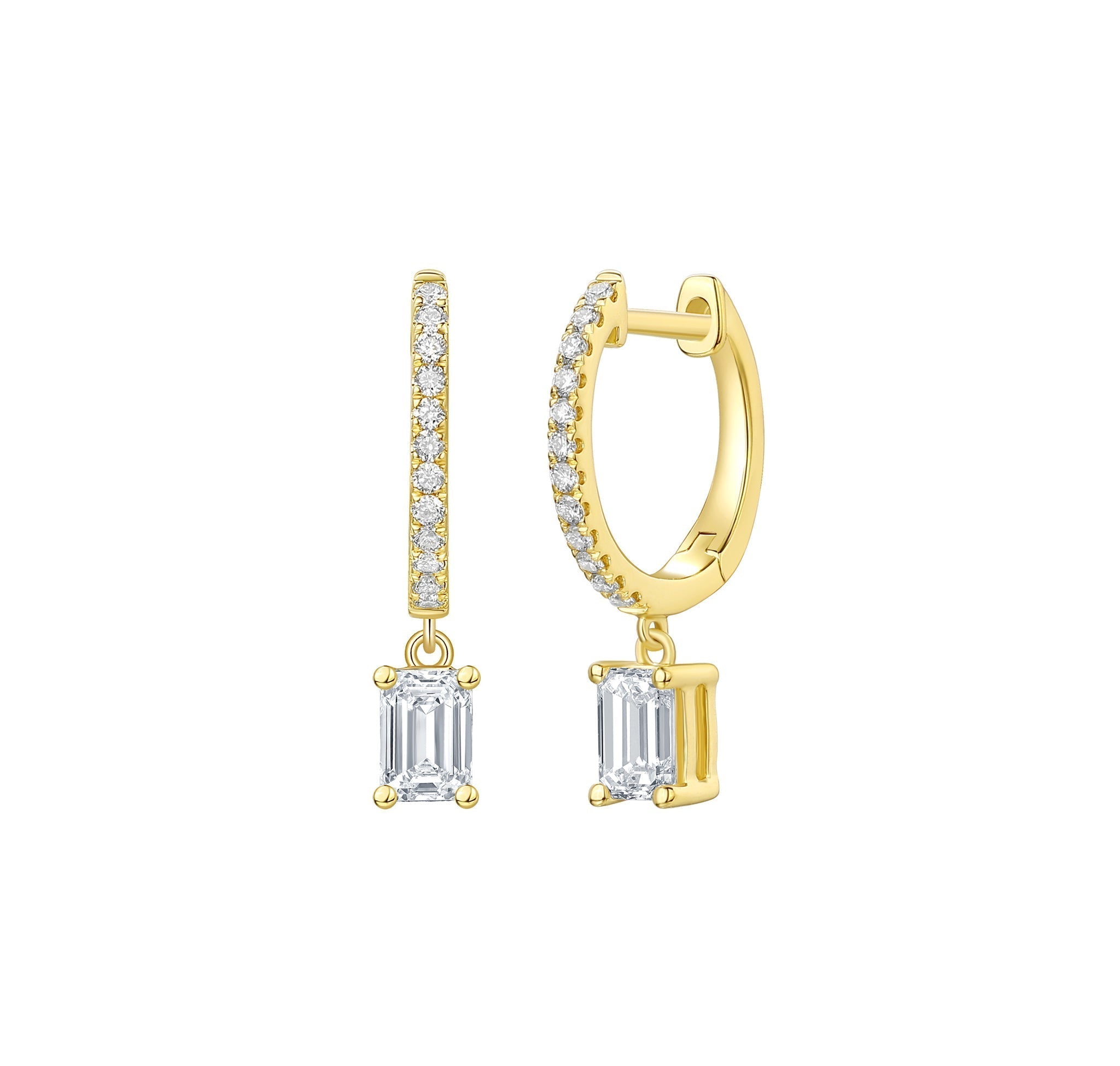 Emerald Earrings – 2.6 CTW