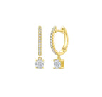 Cushion Diamond Earrings – 2.6 CTW