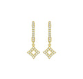 Delicate Hoop Earrings – 1.6 CTW