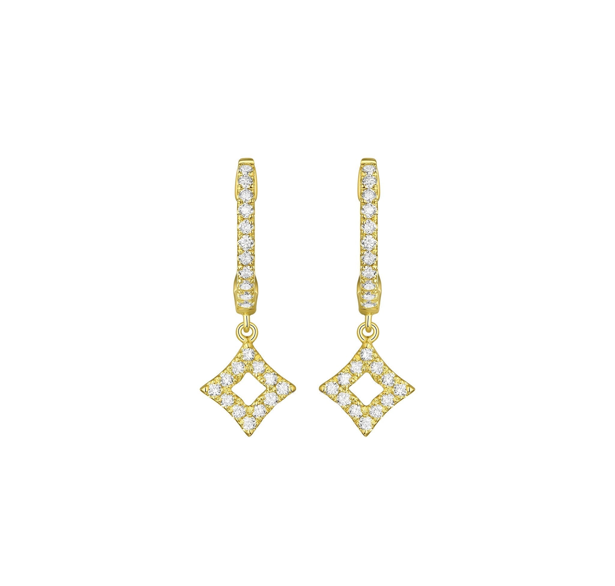 Delicate Hoop Earrings – 1.6 CTW