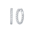Diamond Hoop Earrings – 4.5 CTW