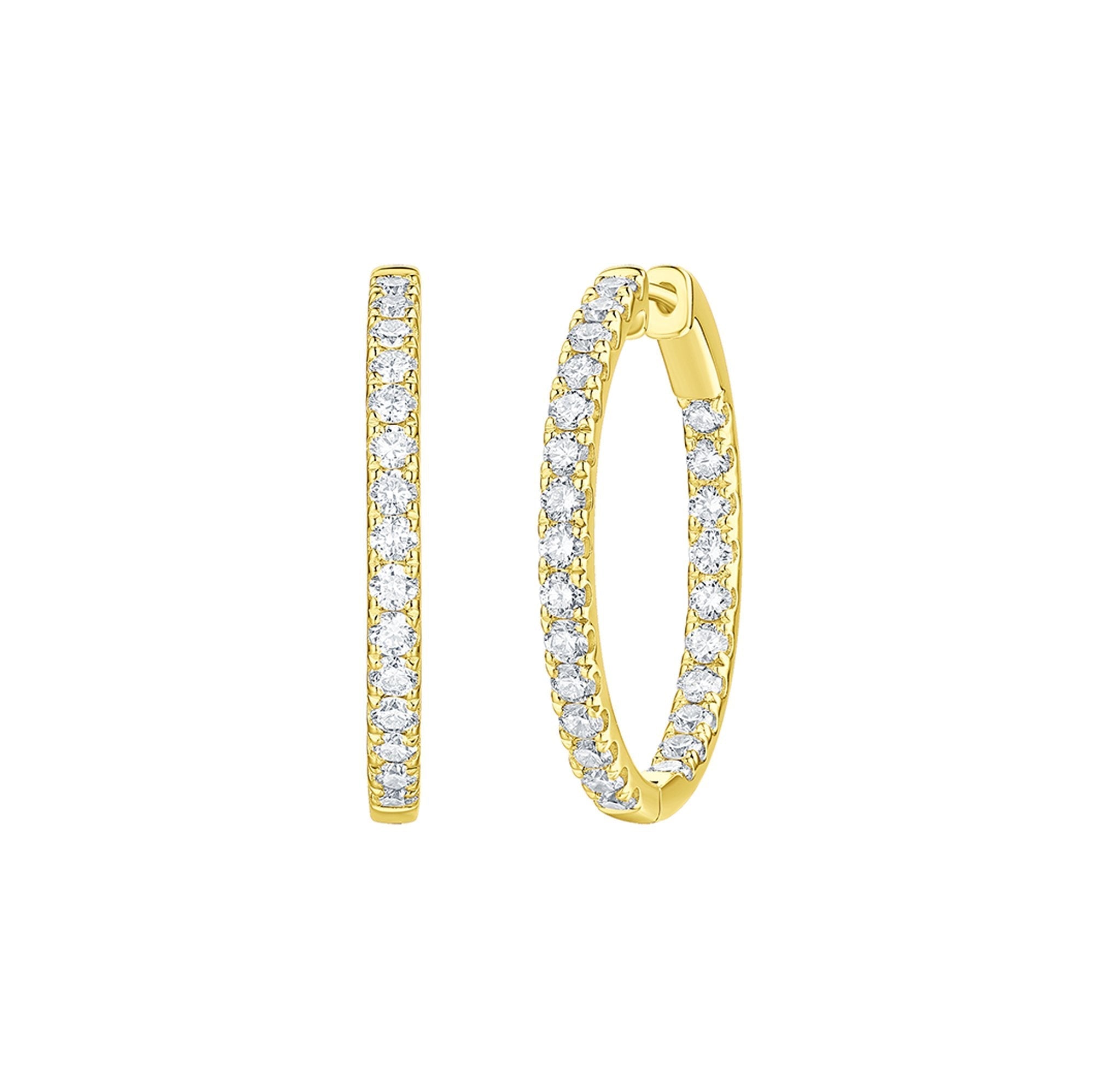 Vvs Diamond Hoop Earrings – 5 CTW