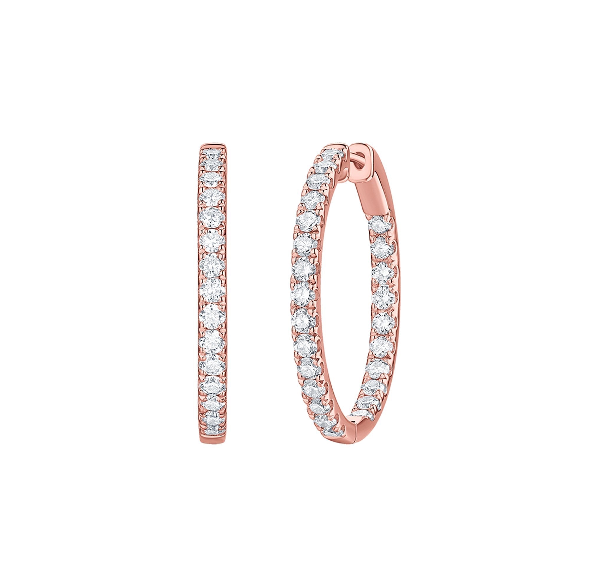 Vvs Diamond Hoop Earrings – 5 CTW