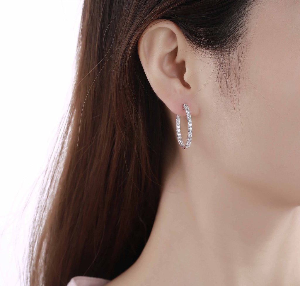 Vvs Diamond Hoop Earrings – 5 CTW