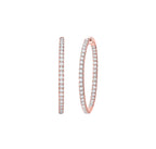 Diamond Hoop Earrings – 5 CTW