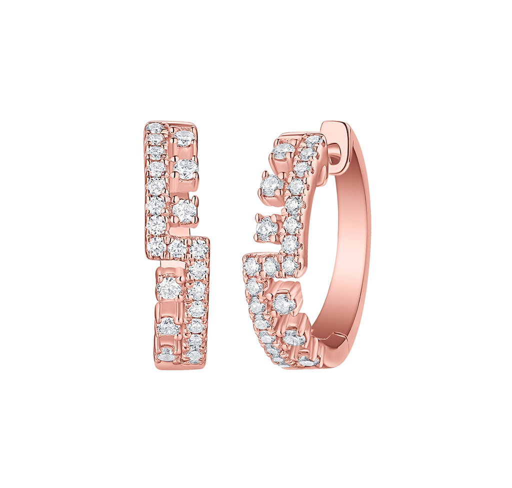 Gold Hoop Earrings – 1.5 CTW