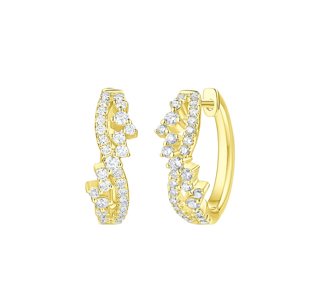 Women’S Diamond Hoop Earrings – 1.8 CTW