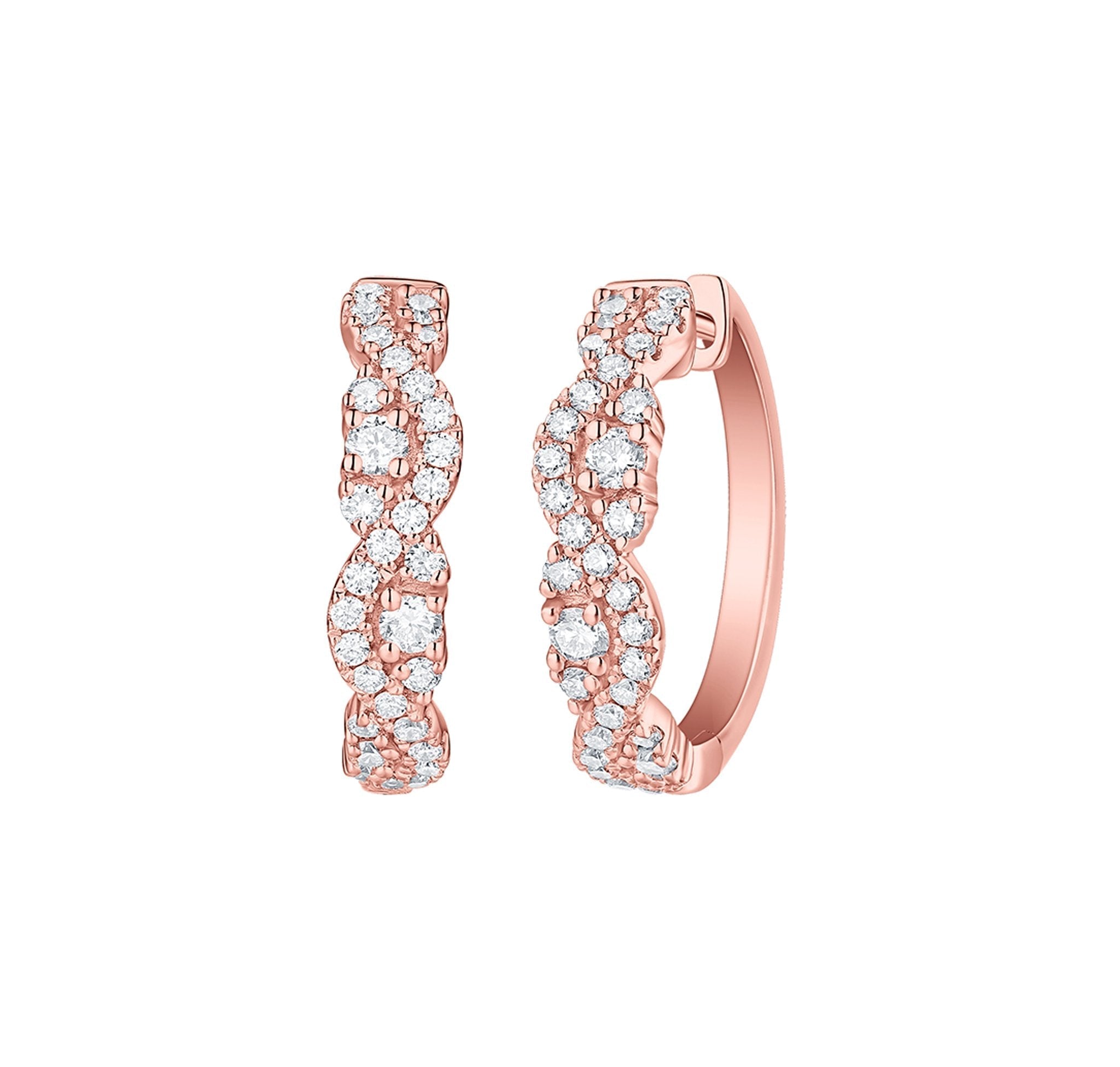 Diamond Zig Zag Earrings – 1.94 CTW