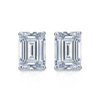 2.00 Tcw IGI Certified Emerald Diamond Stud Earring