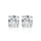 2.00 Tcw IGI Certified Asscher Diamond Stud Earring