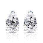2.00 Tcw IGI Certified Pear Diamond Stud Earring