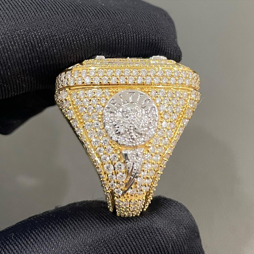 Men’s Diamond Ring 14k Solid Gold