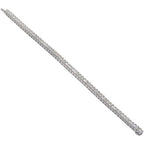 Men's Emerald Tennis Bracelet 14K Solid Gold
