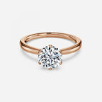 Round Cut VVS Engagement Ring