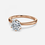 Round Cut VVS Engagement Ring