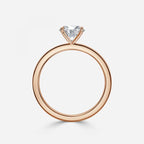 Round Cut Free Style Engagement Ring
