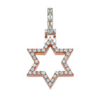 Custom Star Diamond Pendant - 1.51 CTW