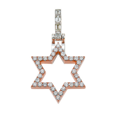 Custom Star Diamond Pendant - 1.51 CTW