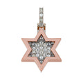 Emerald Natural Diamond Star Pendant - 3.16 CTW