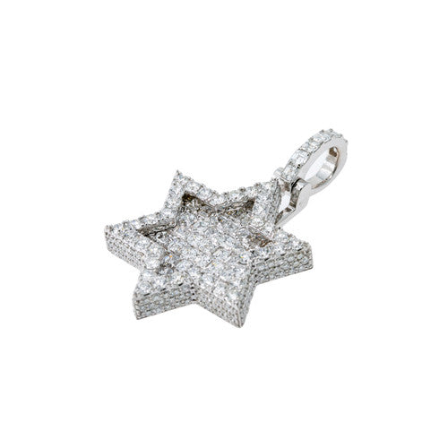Natural Diamond Star Pendant - 6.29 CTW