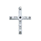 Gold Diamond Cross Pendant Baguette & Round Design - 1.16?CTW