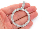 Diamond Photo Memory Gold Pendant - 4.5 CTW